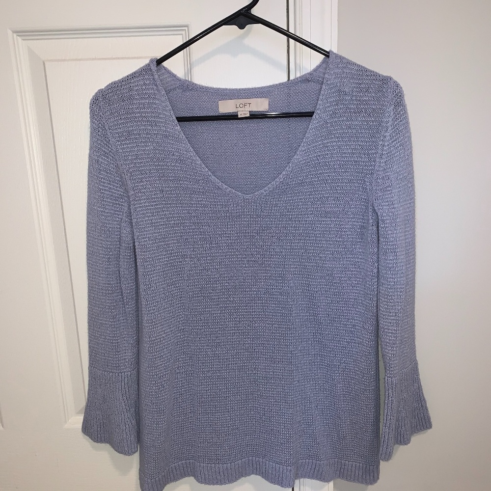 Loft 3/4 Butterfly Sleeve Sweater